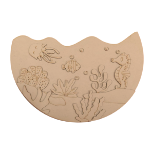 Underwater Sea Theme MDF Laser Cut Decorative Base