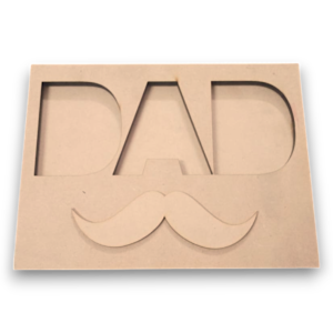 Personalized "DAD" Wooden Photo Frame – Father’s Day Special Wall Decor