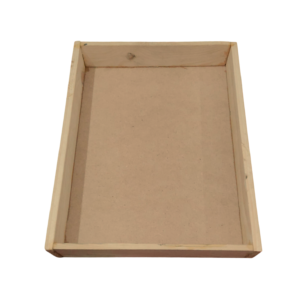 Plain MDF Wooden Tray / Open Wooden Box for DIY & Craft