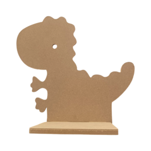 Little Dino Wooden Wall Shelf – Fun Dinosaur Theme Floating Shelf for Kids' Room & Playroom