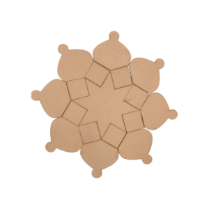 Wooden Hanging Rangoli Base – MDF Decorative DIY Rangoli Set