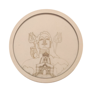 Divine Mahadev & Kedarnath Temple 2D Wall Art