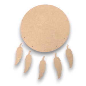 DIY Wooden Dream Catcher Kit – MDF Hanging Craft Dreamcatcher Base