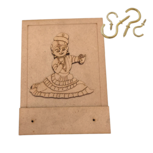 MDF Krishna Key Holder – DIY Wall Hanging