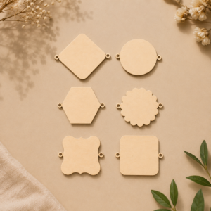 DIY MDF Rakhi Base Set for resin art
