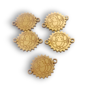 Lord Ganesha MDF Rakhi Base Set for Kids