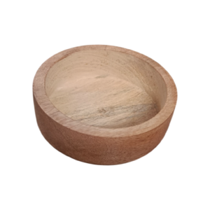 Wooden Tea Light Candle Holder | Round Wooden Diya Holder for Home Décor